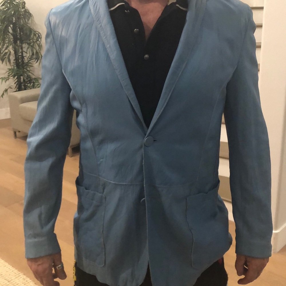 Men leather jacket